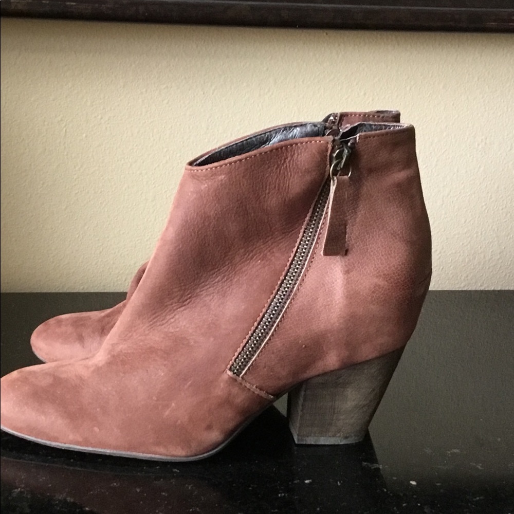 Suede booties